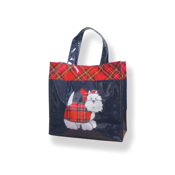 Tartan Terriers PVC Mini Shopping Bag