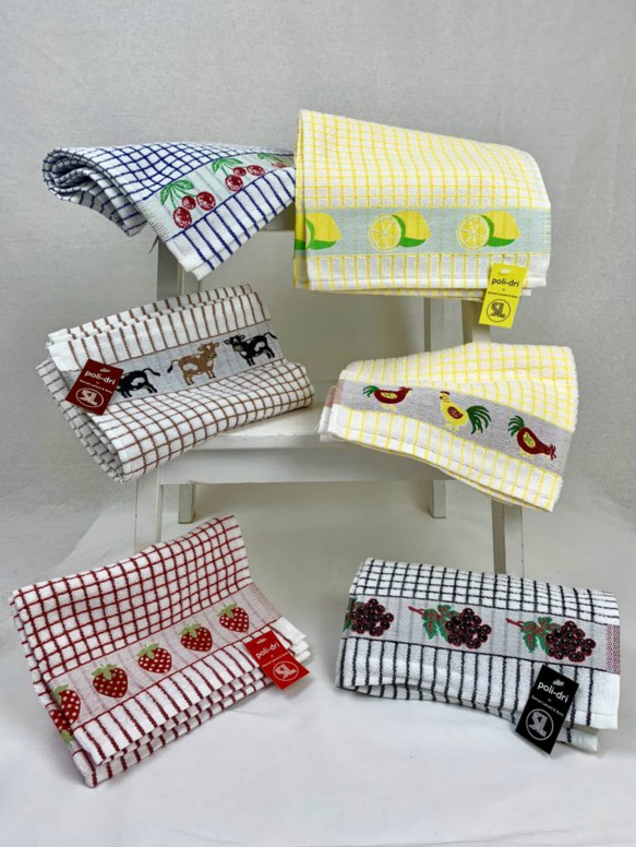 Lamont Poli-Dri Jacquard Tea Towels - Set of 6